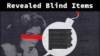 Revealed Blind Items : November 3