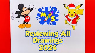 Reviewing All Drawings 2024 || Magical Swag