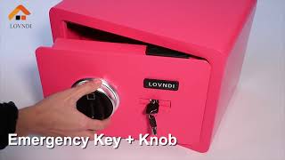 Lovndi Fingerprint Safe Box Use Guide