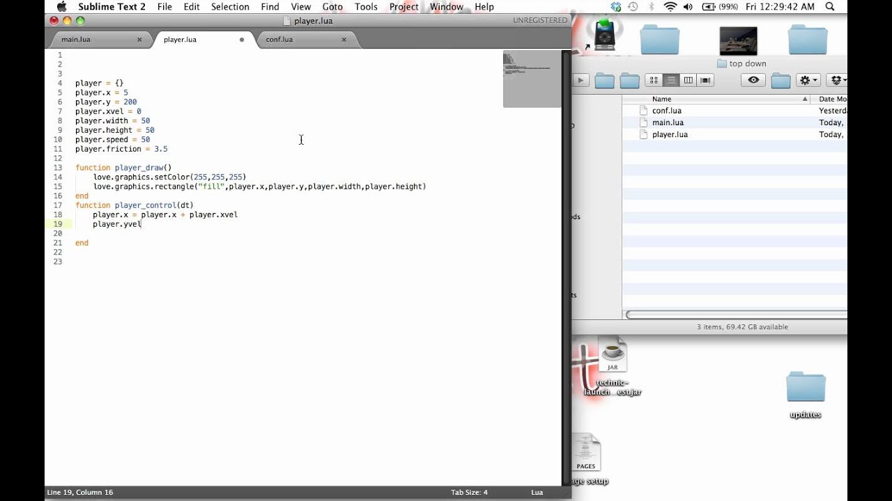 Love2d Advanced Tutorial Smooth Player Movement Youtube