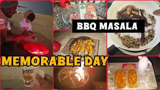 என்னுடைய நீண்ட நாள் ஆசை நிறைவேற்றி ஆட்சி/Day in my life/bbq day #diml #dimlqatarvloggers