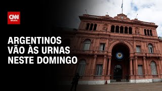 Argentinos vão às urnas neste domingo | CNN PRIME TIME