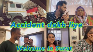 Accident highway pe dekh liye😨 Poch gae Surat 😍 |ShezaanShaikh