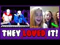 Piano Duet AMAZES Omegle with Undertale Music!!
