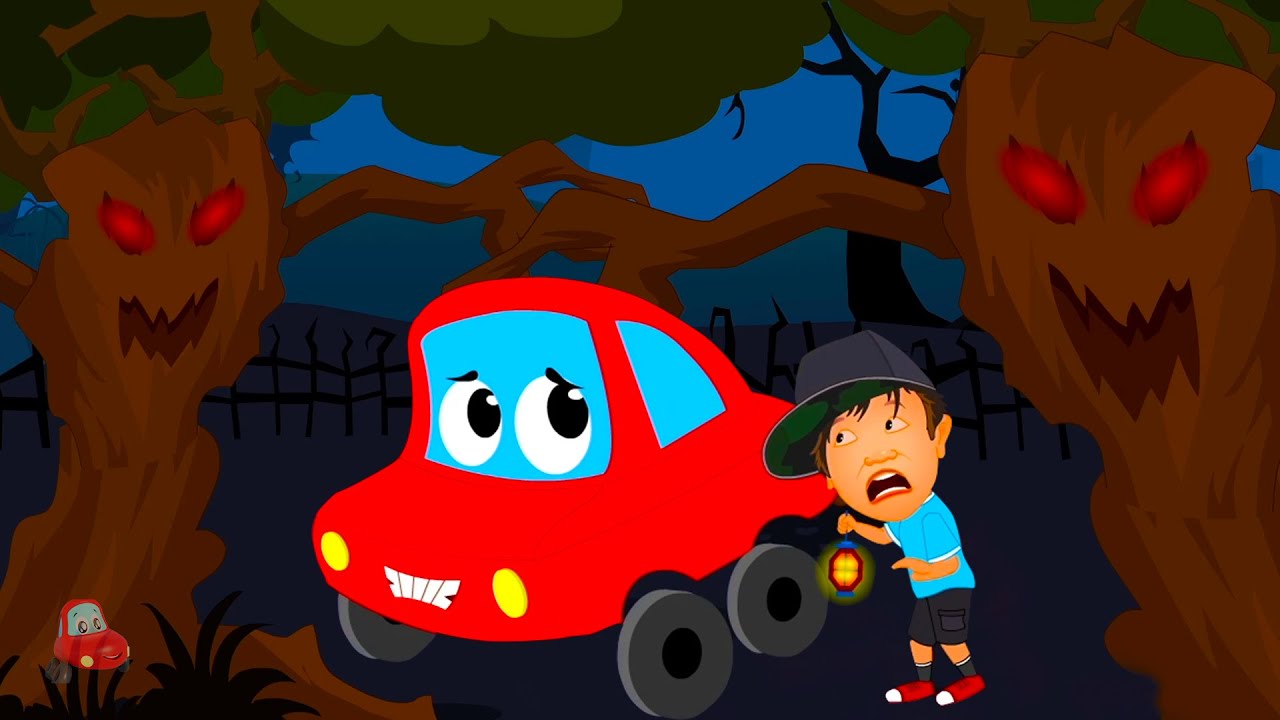 Halloween Special Scary Woods Spooky Song For Kids By Little Red Car