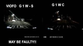 TEST CLIP G1WC VS G1W-S. BEAR IN MIND THE G1W-S WAS FAULTY