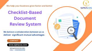 #491 SIPHACOS Checklist Based Document Review System