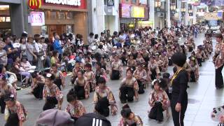 高知よさこい祭り2013　一日目　介良子ども踊り子隊　帯屋町競演場