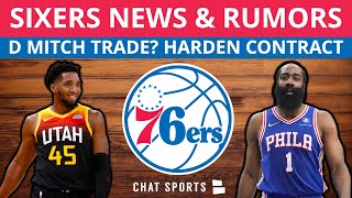 Sixers Rumors: Donovan Mitchell Trade? James Harden Sign & Trade? Harden OPT IN, Taking Less Money?