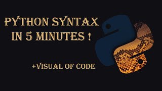 Learn Python in 5 Minutes | Complete Python Syntax Crash Course for Beginners