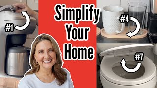 10 Easy ways to SIMPLIFY Your HOME / Becoming a Simplist