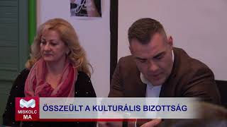 A kulturális bizottság ülésezett