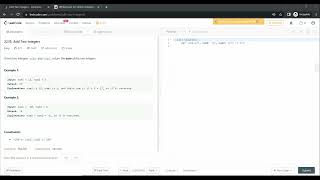 2235. Add Two Integers | Leetcode Solution