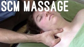 Massage Tutorial: Sternocleidomastoid (SCM) myofascial release techniques