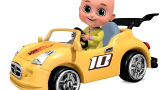 Surprise Eggs - Racing Car Video - New Yellow Car Toys for Kids - Surprise Egg from Jugnu Kids