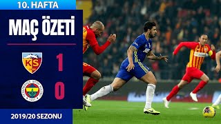 ÖZET: Kayserispor 1-0 Fenerbahçe | 10. Hafta - 2019/20
