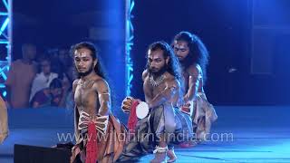 Dancers of Samskhirti perform at Isha Mahashivratri 2019