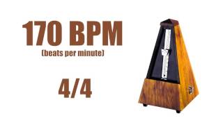 170 BPM Metronome 4/4 – Best Online Metronome 170 Beats Per Minute