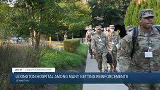 Lexington hospital among many getting reinforcements