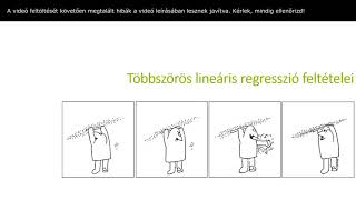 Többszörös lineáris regresszió 13 - Bevezetés a feltételekhez