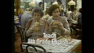 1981 Wendy's commercial. Featuring the founder, Dave Thomas.