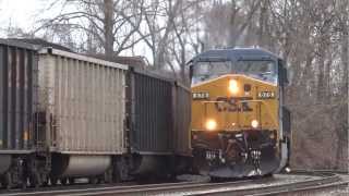 CSX U883 With Helpers Meets Q703 in Relay