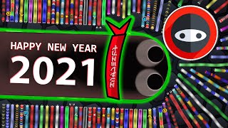 🕶️EPIC MOMENTS 🐍SLITHERIO GAMEPLAY THE BEST KILL NINJA SNAKE VERSUS BIG NOOB SNAKES IN SLITHER 2021🚀