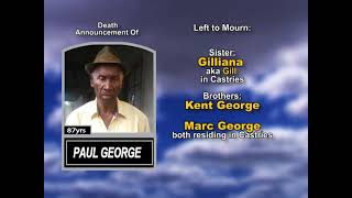 Paul George ~ Long Obituary