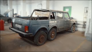 Niva 6x6 - хочу стать геликом.Примерка прошла удачно. 2 серия проекта