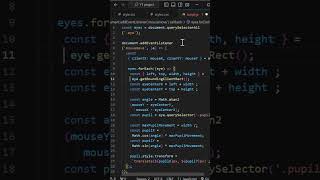 Watching Eyes Animation | HTML CSS JavaScript Tutorial