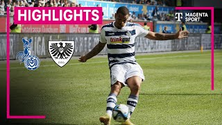 MSV Duisburg - SC Preußen Münster | Highlights 3. Liga | MAGENTA SPORT