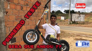 PARTE 5 primeira volta do patinete motorizado