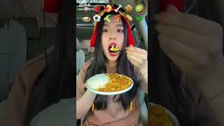 EMOJI EATING CHALLENGE, 12 Emojis | #asmr #kawaiieatingasmr #food  #shorts