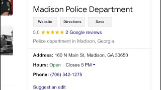 Madison, GA Town Named After James Madison They Dislike @HONORYOUROATH 1st Amendment Rights