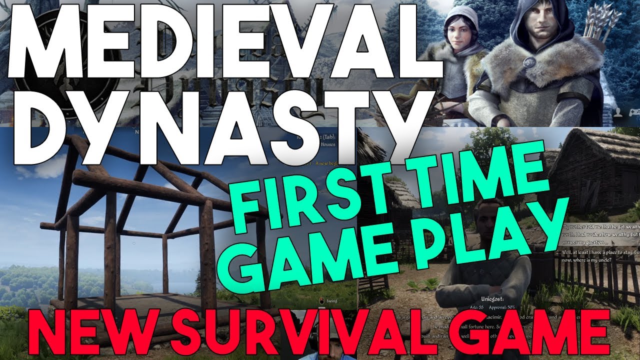 Medieval Dynasty First Play, Building First House - YouTube