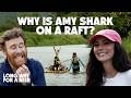 Beau Miles builds a raft for Amy Shark