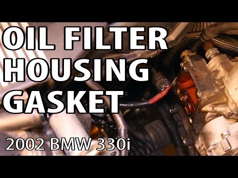 BMW 330i 325i E46 Oil Filter Housing Gasket Change BMW 330i 325i E46 Oil Filter Housing Gasket Change