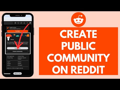 How to Create a Public Community on Reddit (2024) Create Subreddit