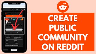 How to Create Public Community on Reddit (2024) | Create Subreddit