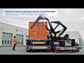 hammar 110 sideloader overview how to move u0026 lift heavy containers