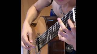 🎻 PAGANINI 24 on GUITAR 😱 WOW! | VIRTUOSO guitar | Haruna Miyagawa | Siccas Guitars | #shorts