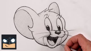 How To Draw Jerry Mouse | Tom and Jerry Sketch Tutorial
