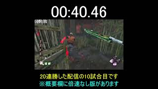 【DbD】ナース全這いずりRTA 1分14秒 ※霊障なし【7.0.0】#shorts