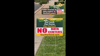 Public hearing on data centers in Harford County