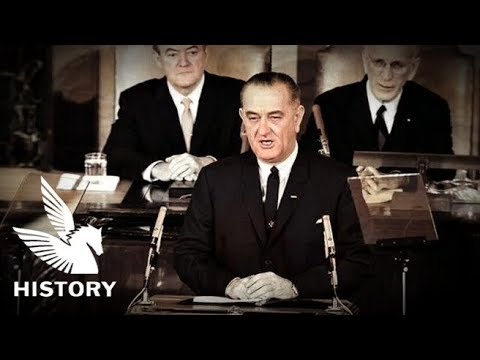 【日本語字幕】ジョンソン大統領演説 "私たちは必ず勝利する" - President Lyndon Johnson Speech "We ...