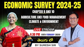 Economic Survey 2024-25 | Chapter 9 and 10 | By Suresh Sir | UPSC | Indian Economy | LTX Classes |