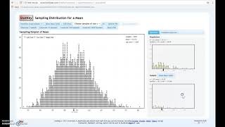 StatKey: Sampling Distribution