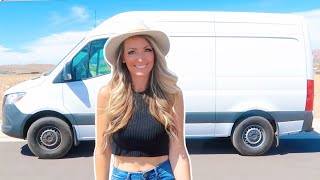 I BOUGHT A VAN! 🚐  Sprinter Van Conversion (driving it off the lot) *Solo Female Van Life* EPISODE 6