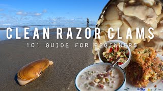 Razor Clam Cleaning Tips 101