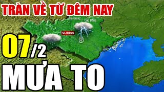 Dự báo thời tiết hôm nay và ngày mai 7/2/2025 | Dự báo thời tiết trong 3 ngày tới